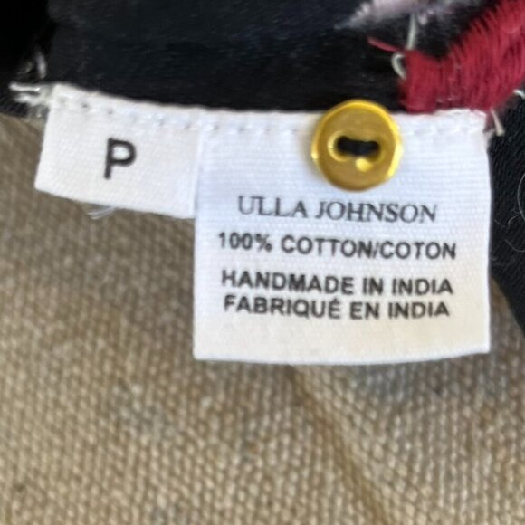 Ulla Johnson Black Aztec Embroidered Intricate Beaded Bohemian Dress Sz 0P - Picture 11 of 16